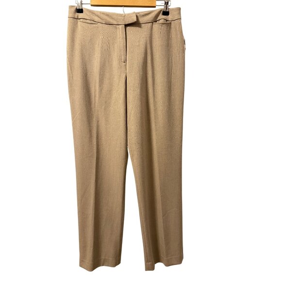 Pendleton Womens Beige Straight-Leg Trousers Size 10 Women Pants. NWT - Picture 2 of 12